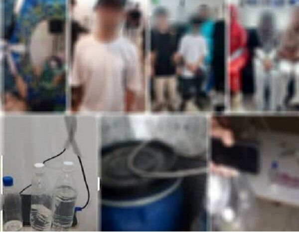 دستگیری ۲۶۰ دختر و پسر در مهمانی شیطانی +فیلم