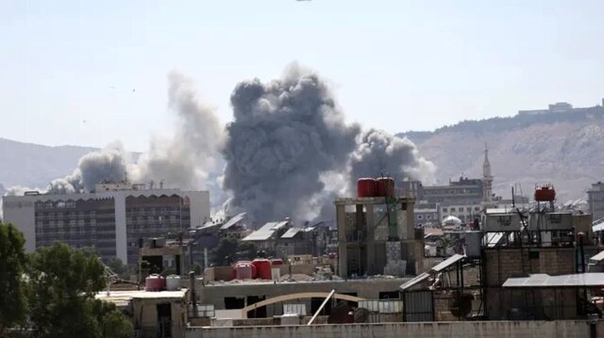 حملات هوایی شدید رژیم صهیونیستی به دمشق