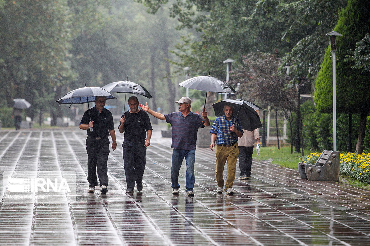 نقشه آب و هوای استان ها امروز ۷ آبان | بارش پراکنده باران در ۵ استان