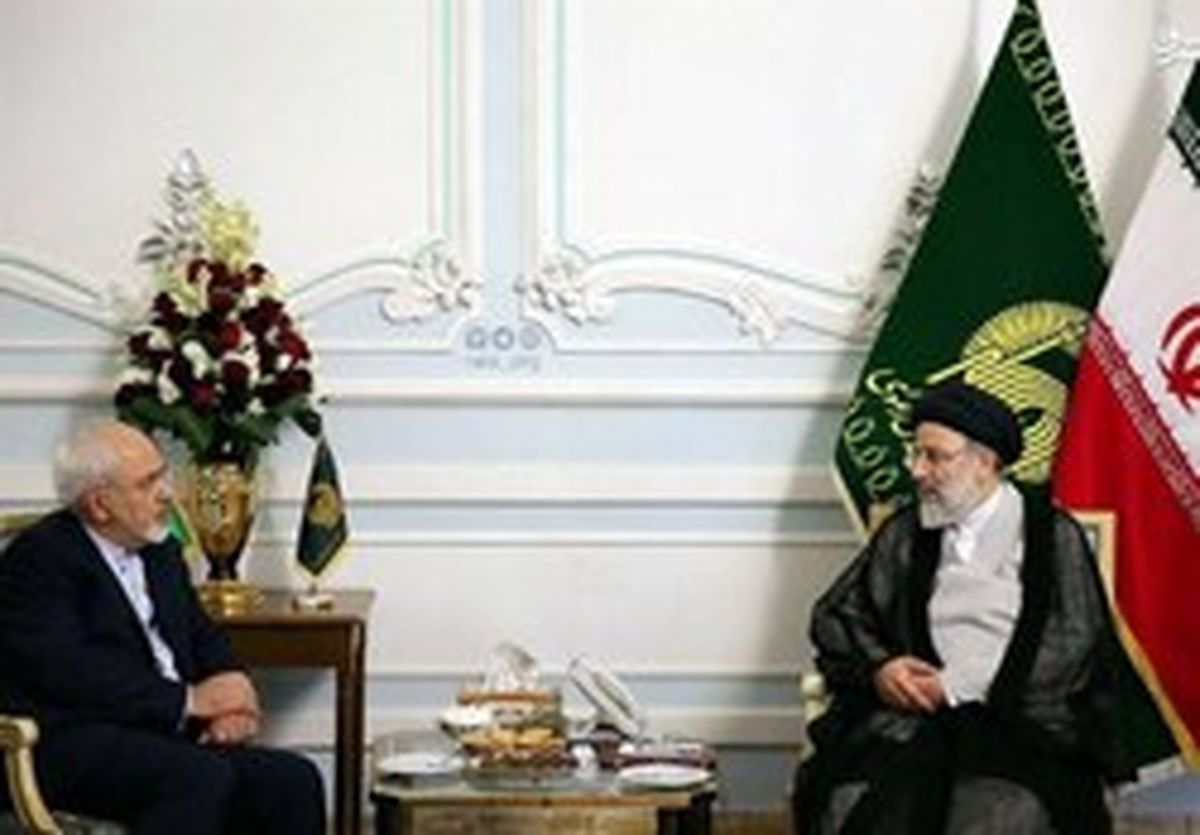 دیدار ظریف با رئیسی +تصاویر