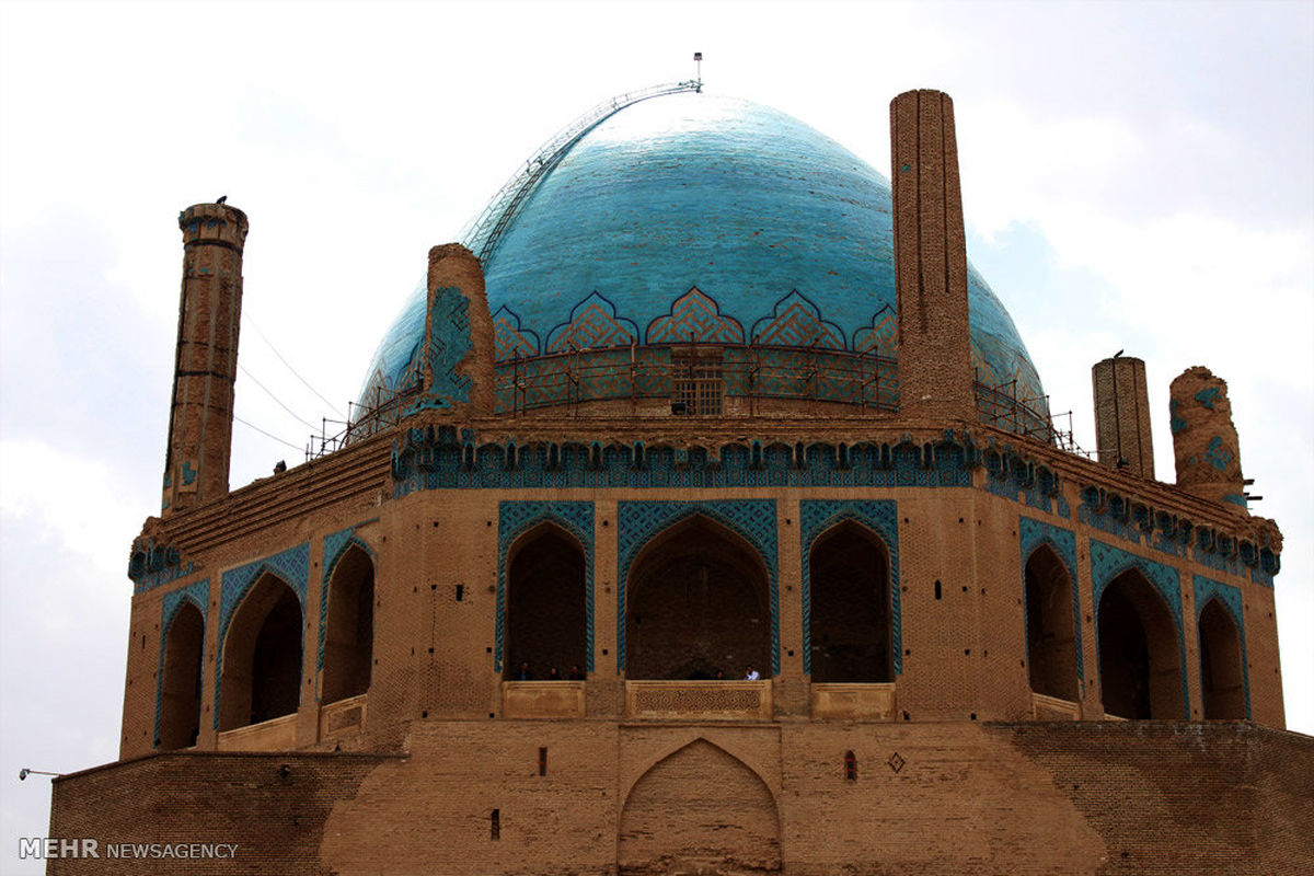 تصاویر: بزرگترین گنبد آجری جهان در زنجان