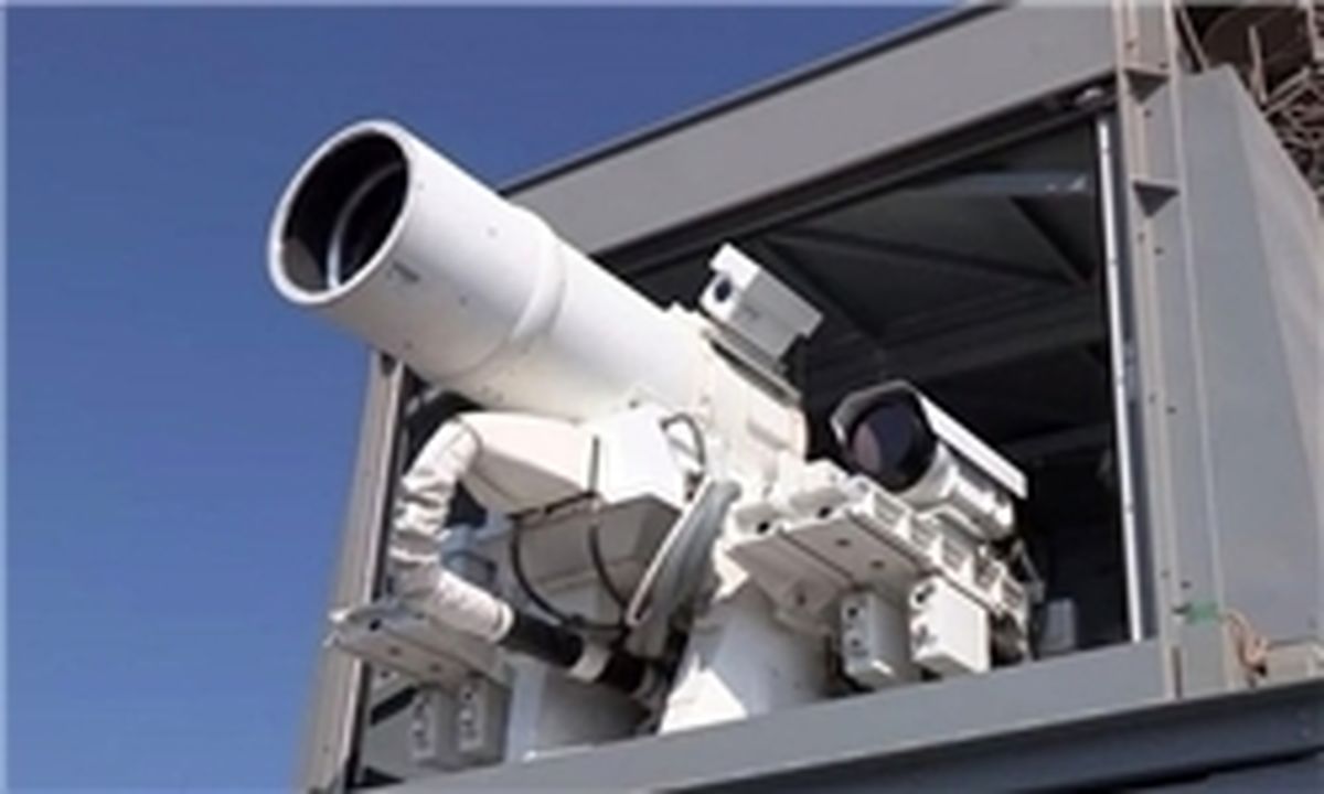 استفاده نیروی دریایی آمریکا از لیزر قدرتمند به عنوان سلاح