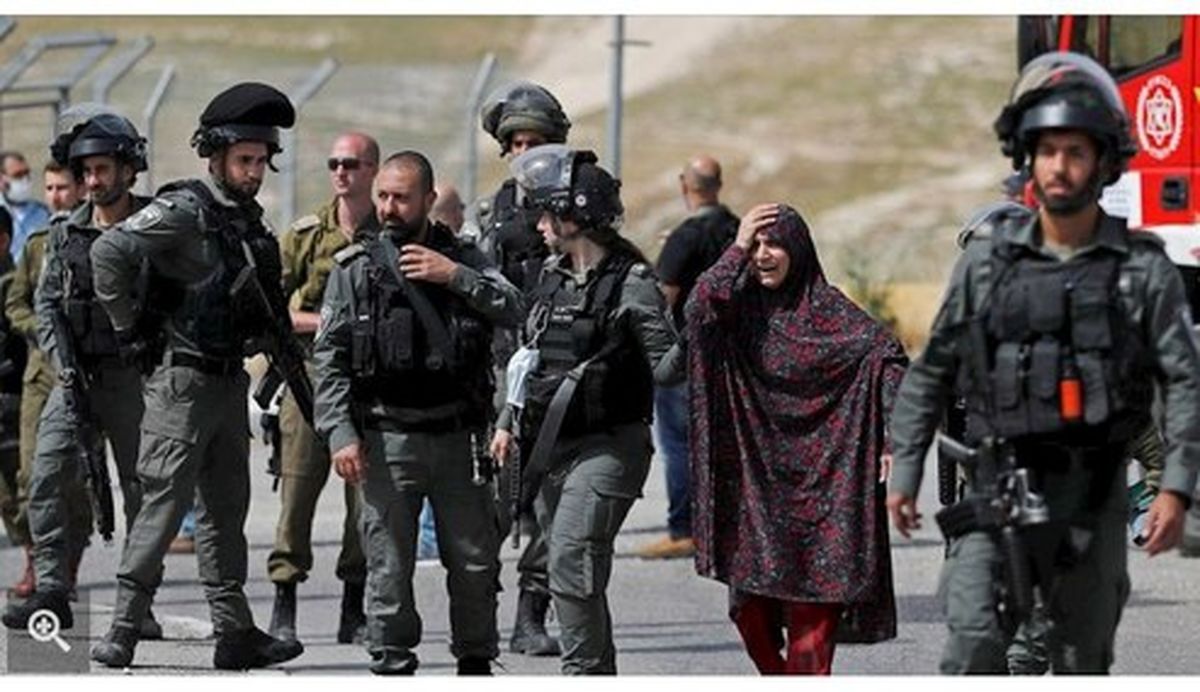 نحوه بازداشت مادر شهید فلسطینی سوژه عکاسان شد +عکس