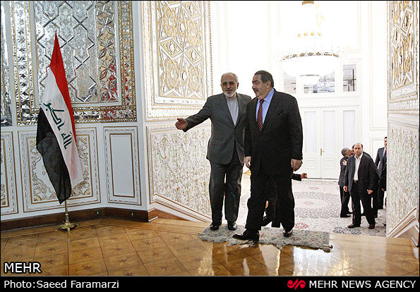 دیدار ظریف با وزیر خارجه عراق