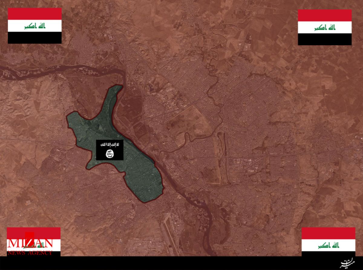 چه مقدار ازموصل در دست داعش است+نقشه