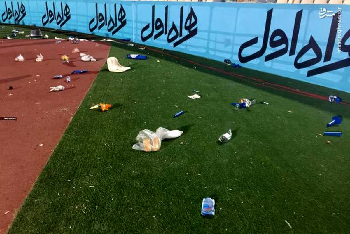 تصاویر تلخ پایان بازی دربی ۸۵