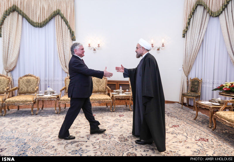 دیدار وزیرخارجه ارمنستان با روحانی/تصاویر