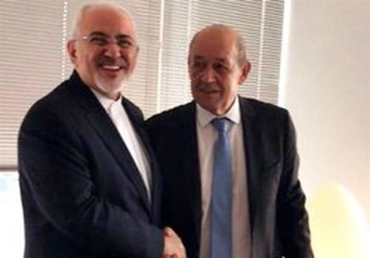 رایزنی ظریف و همتای فرانسوی‌اش درباره برجام