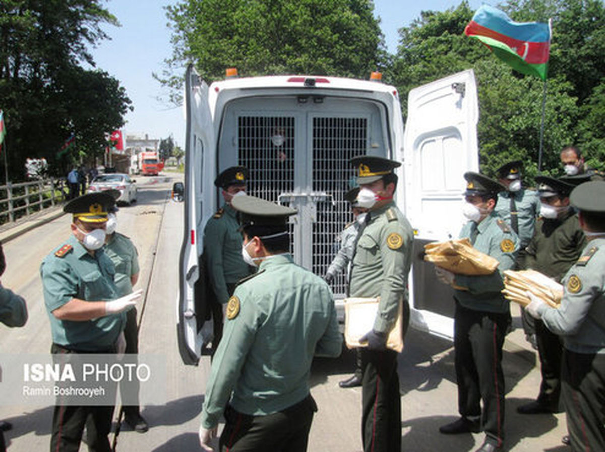 تصاویر: انتقال محکومان ایرانی در جمهوری آذربایجان از مرز آستارا