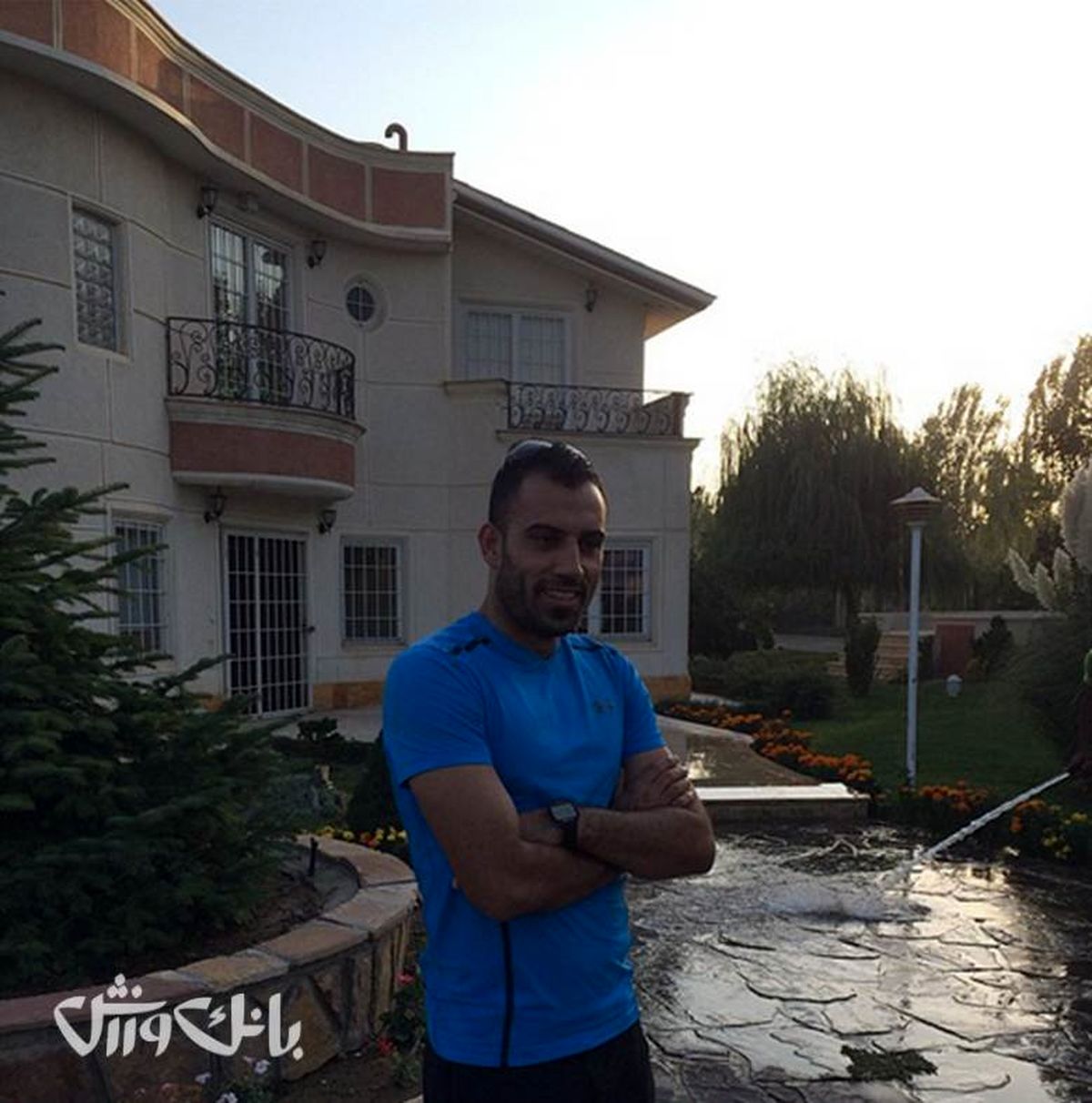 مهاجم استقلال در خانه لوکس / عکس