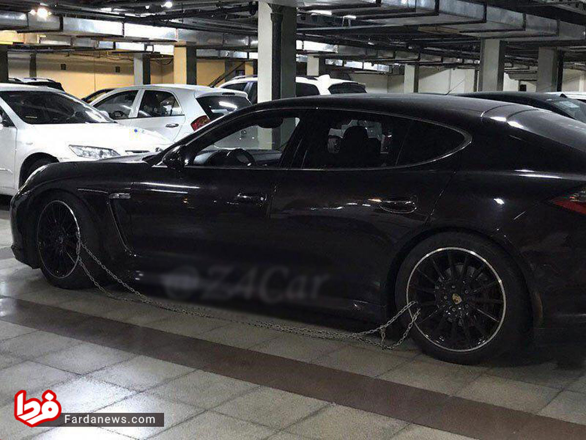 عکس: روشی عجیب برای جلوگیری از سرقت پورشه!