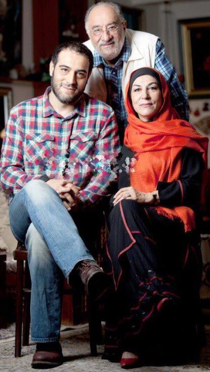 ارجمند در کنار همسر و پسرش/عکس