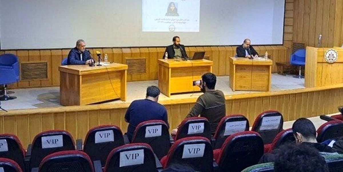 مناظره دانشگاه شریف | خضریان: هیچکس به دنبال برخورد با دانشجویان معترض نیست/ پزشکیان: اگر سپاه نبود این مملکت تجزیه می‌شد