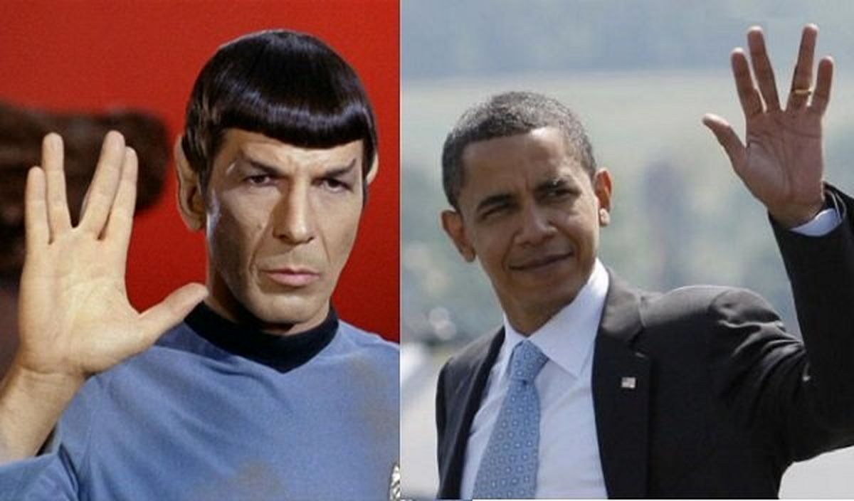 توئیت اوباما برای آقای اسپاک/عکس