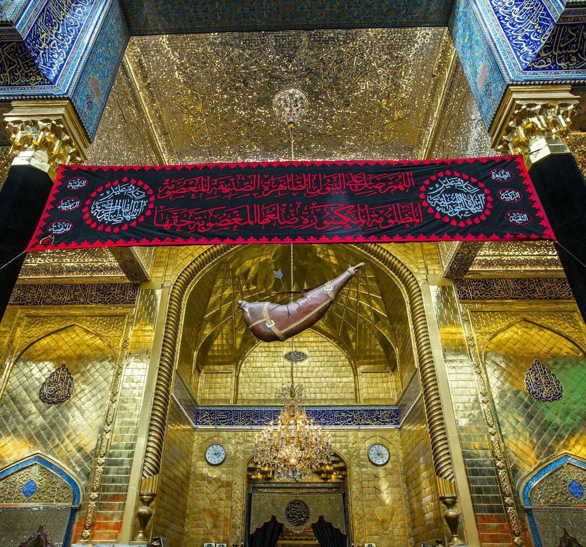 عکس: حرم حضرت عباس (ع) سیاهپوش شد