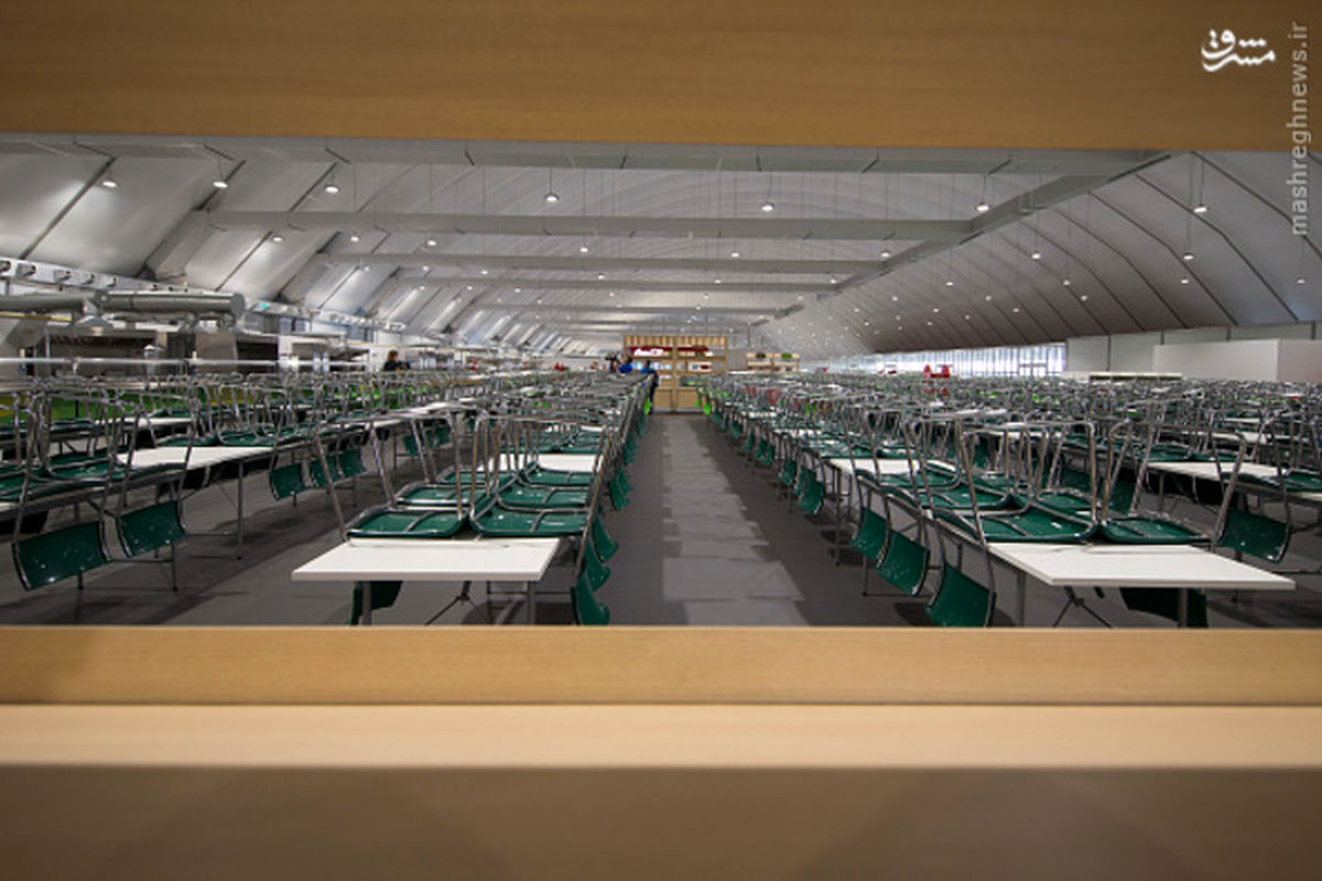 عکس: سالن غذاخوری دهکده المپیک ریو