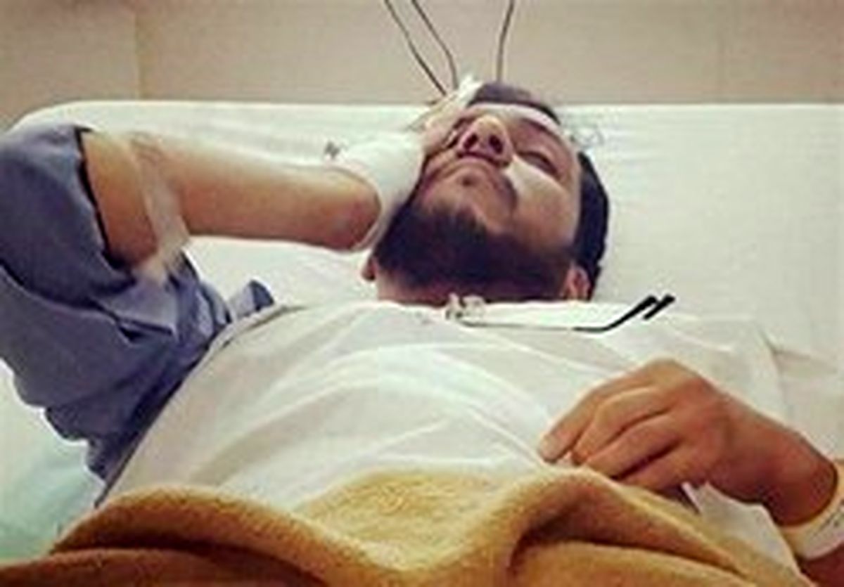 تشییع پیکر طلبه مضروب مشهدی با حضور عزاداران حسینی