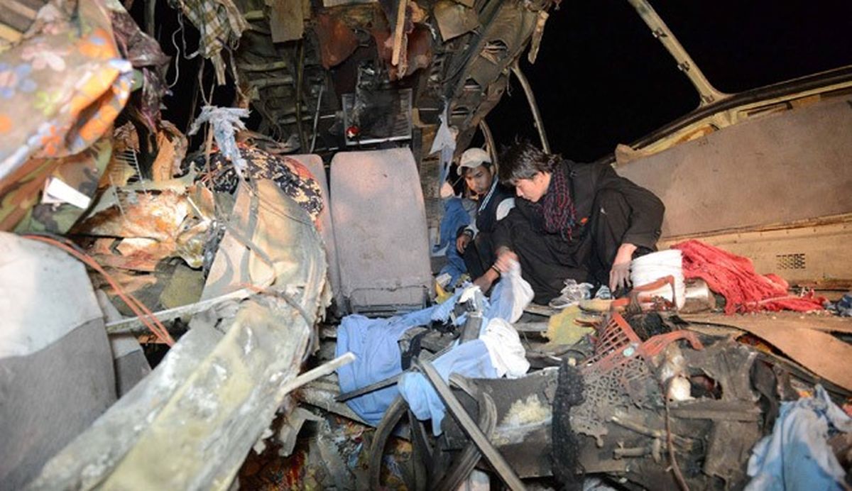 انفجار اتوبوس زائران درپاکستان