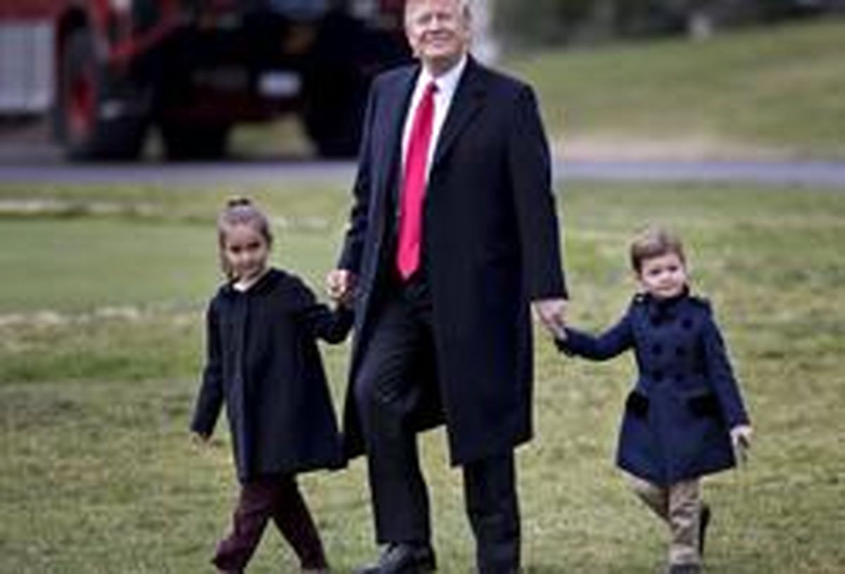لباس نوههای ترامپ برای مراسم هالووین +تصاویر