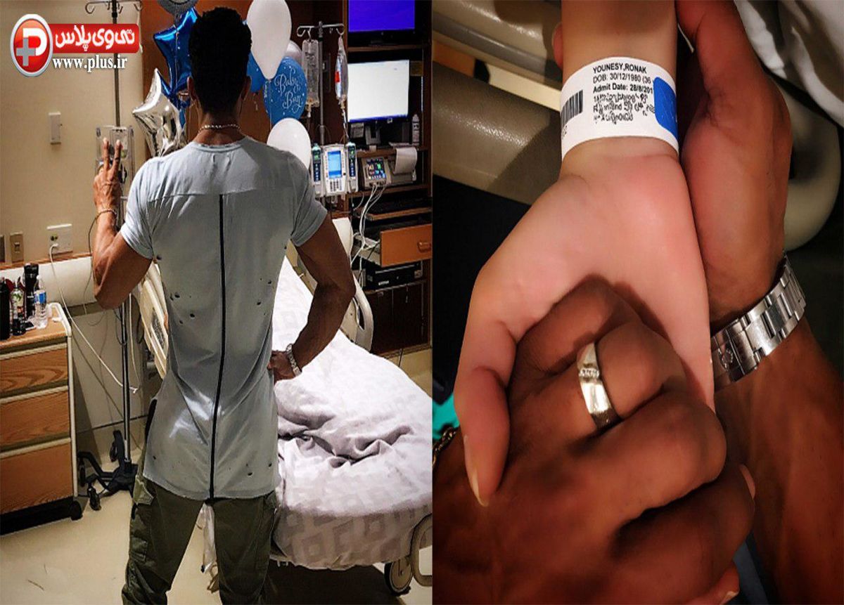 عکس: فرزند دوم خانم بازیگر در کانادا بدنیا آمد