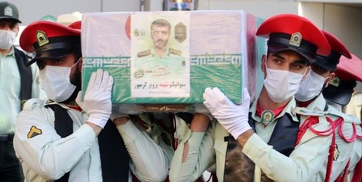 تشییع پیکر «شهید کرمپور» مأمور فداکار کلانتری قلهک +عکس