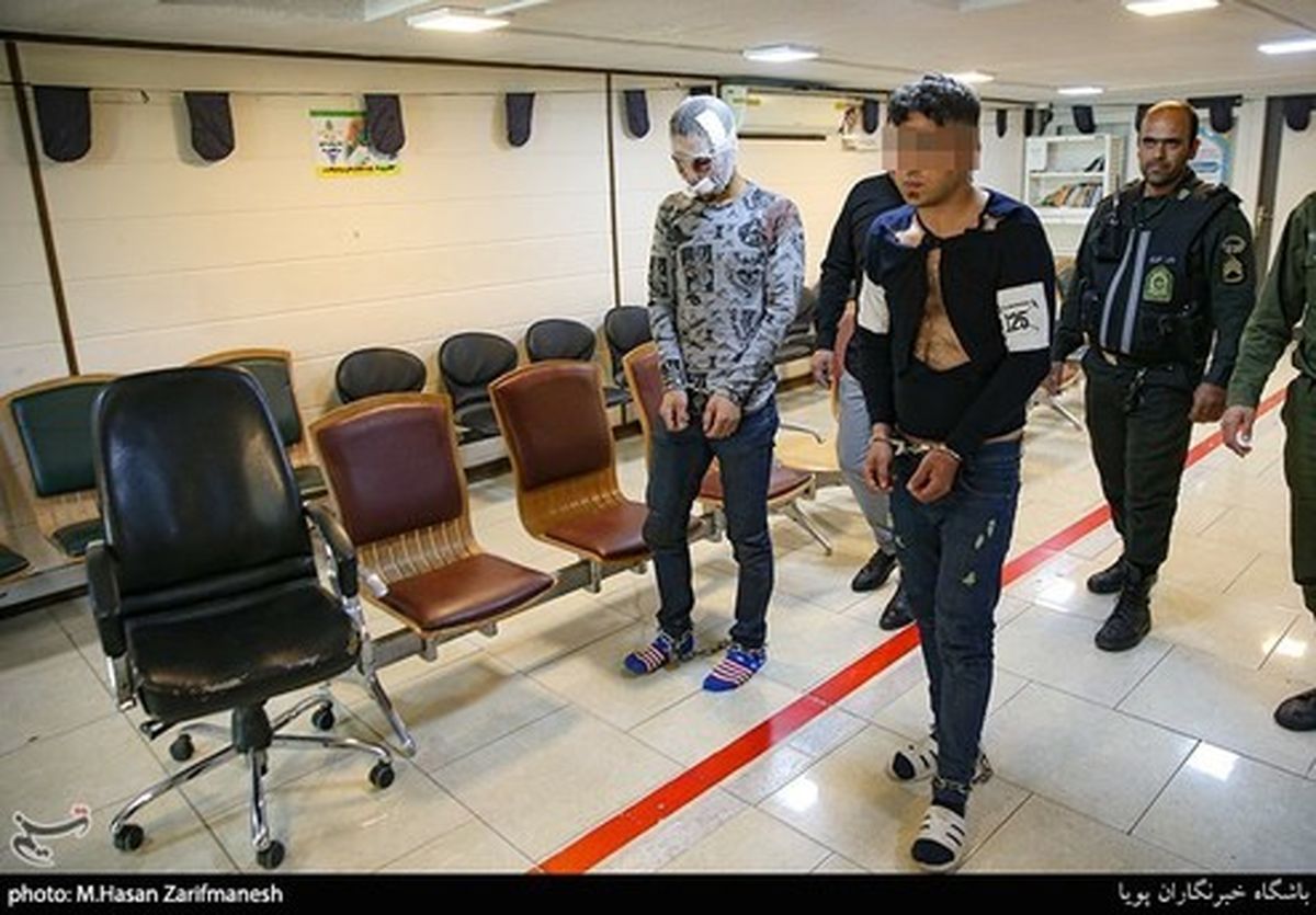 تصاویر: دستگیری سارقین مسلح غرب تهران