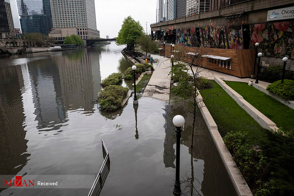 تصاویر: سیل در میشیگان