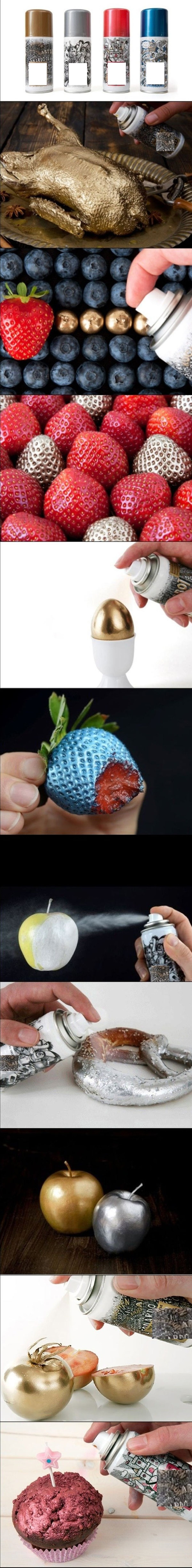 اسپری خوردنی!/عکس