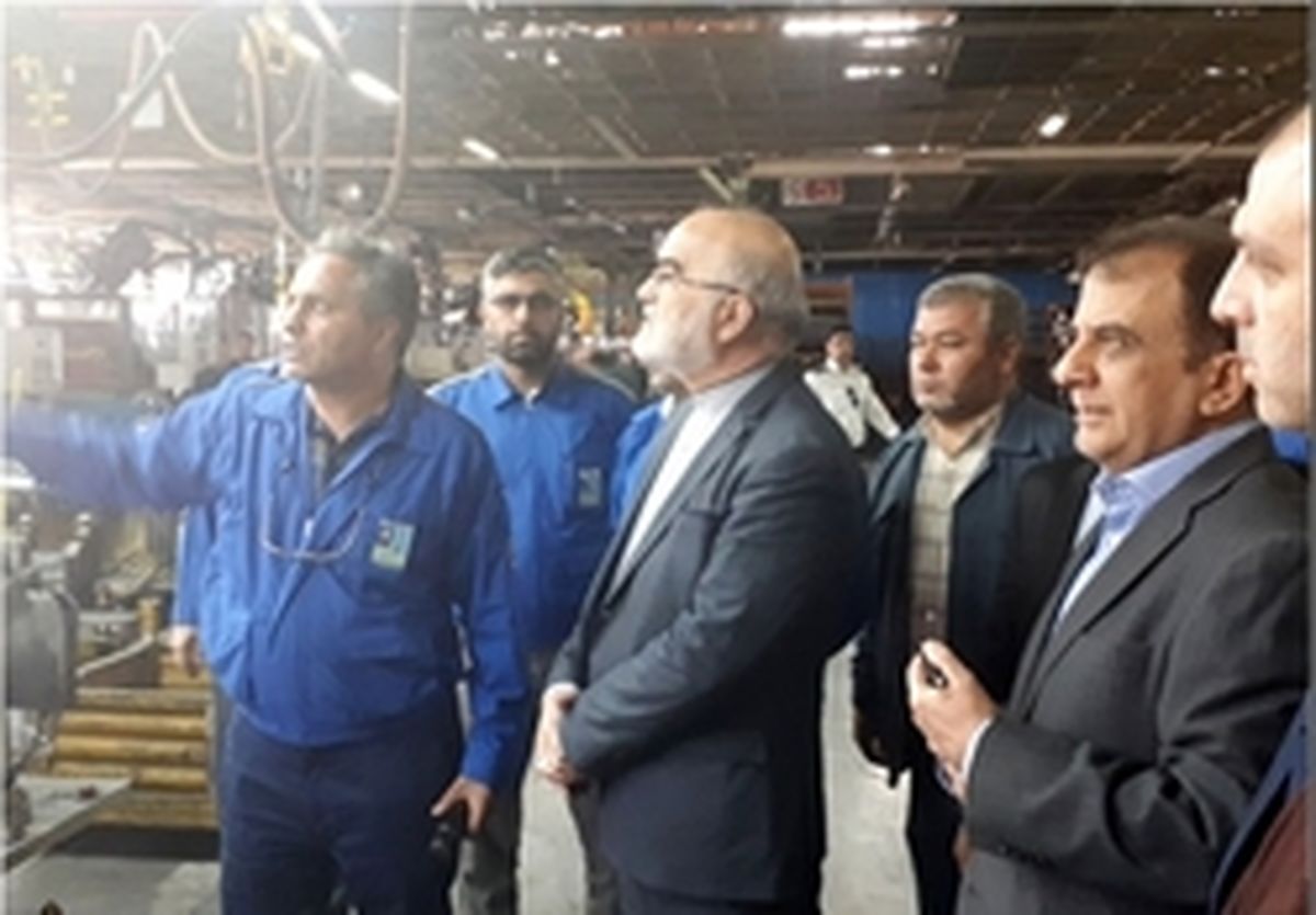 بازدید سرزده قاضی سراج از ایران خودرو +تصاویر