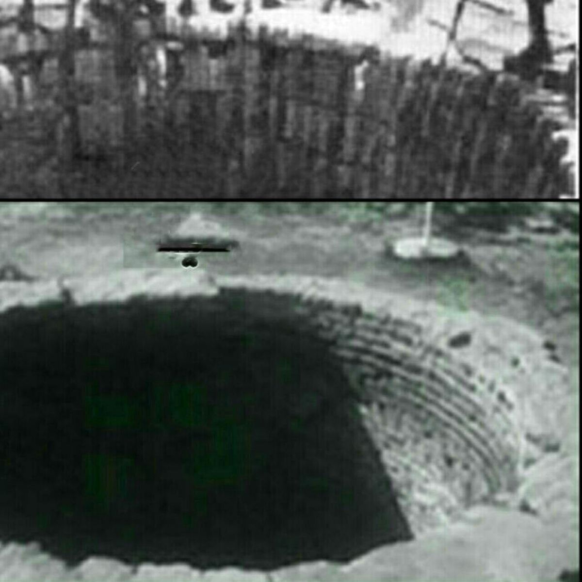 عکس دیده نشده از چاه شیطان