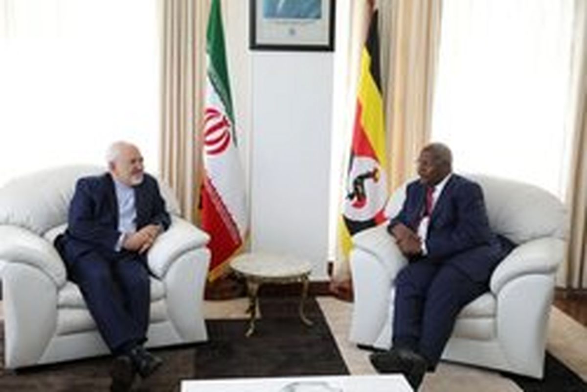 دیدار ظریف با همتای اوگاندایی خود