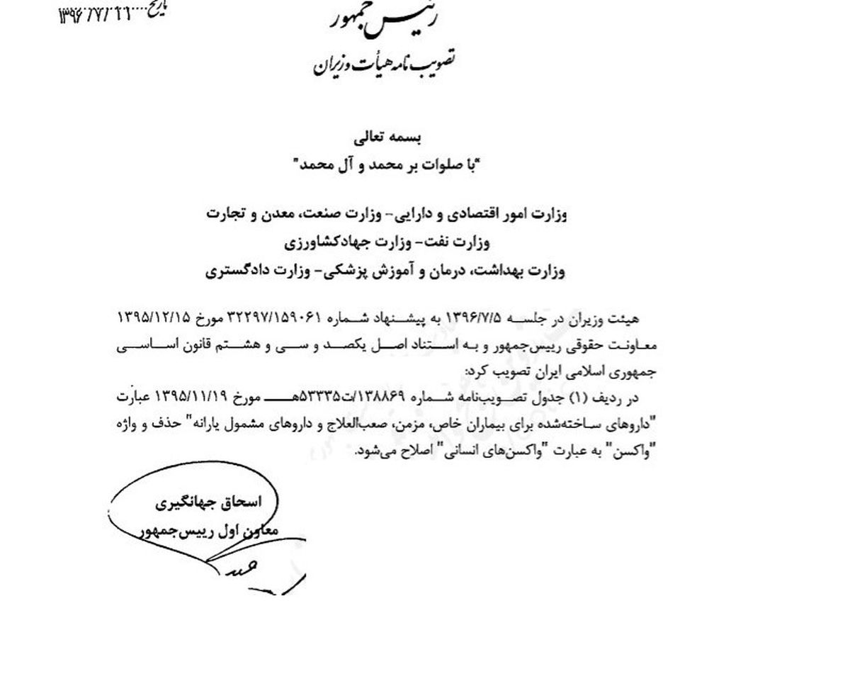 یارانه دارو حذف شد +سند
