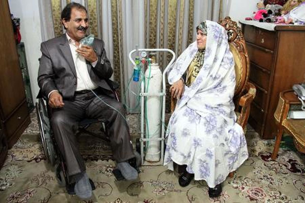 ازدواجی که جانباز 60 ساله را جوان کرد/عکس