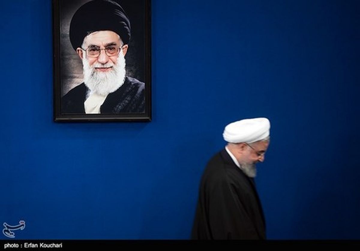 روحانی به دفتر کارش بازگشت +عکس