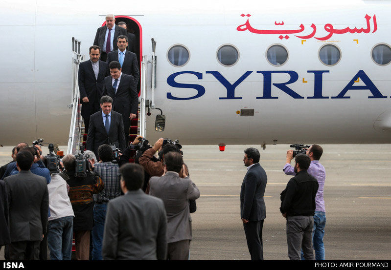 ورود نخست وزیر سوریه به تهران/تصاویر