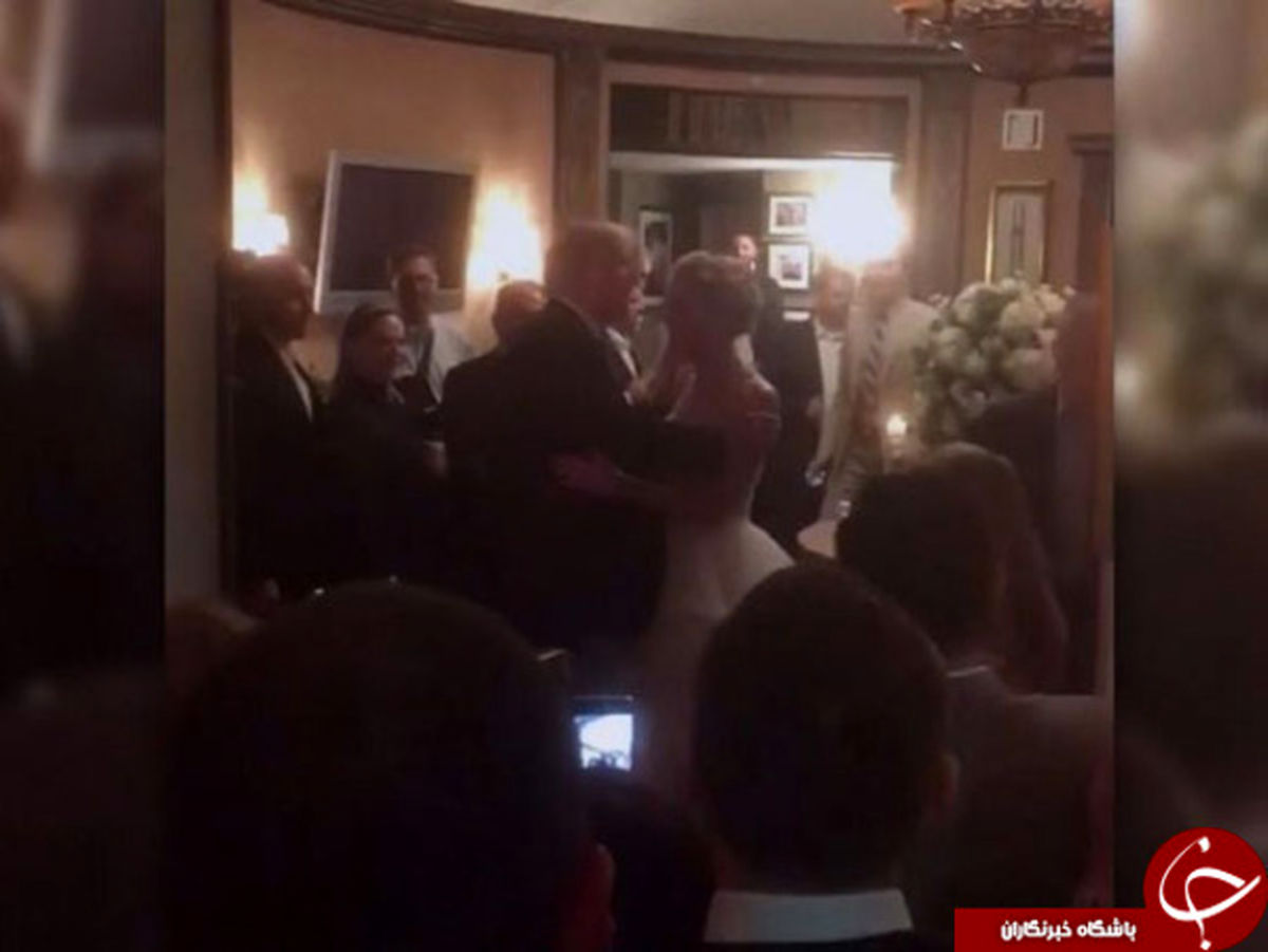 غافلگیرانه «دونالد ترامپ» برای یک عروس و داماد +تصاویر