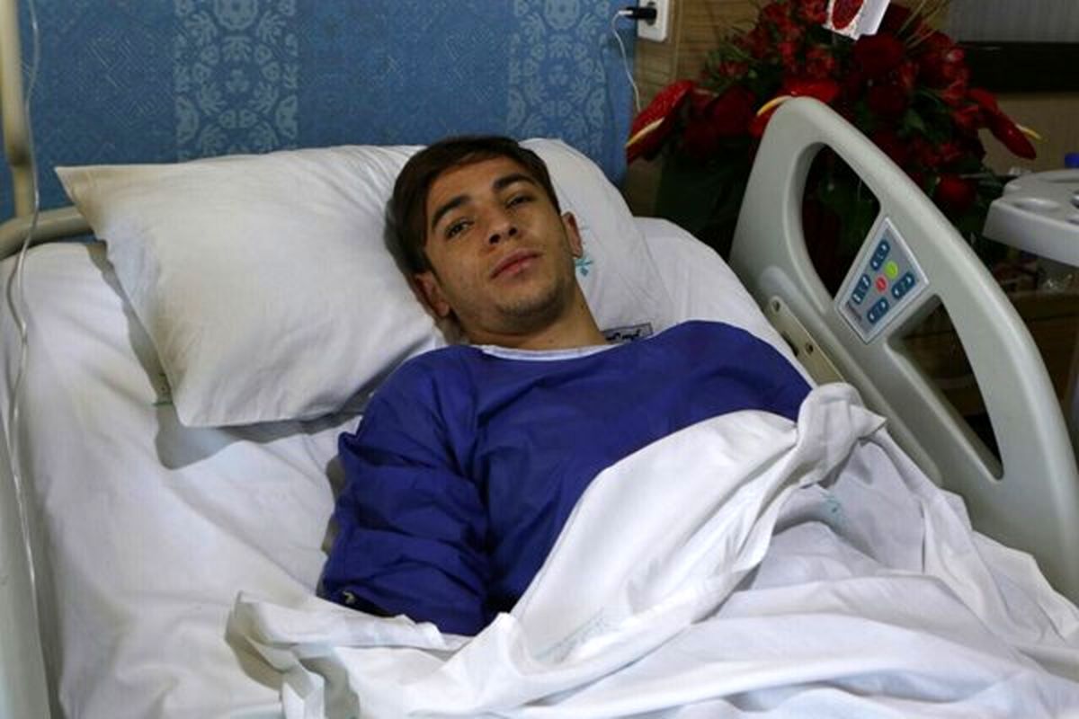 عمل جراحى احمدزاده موفقيت آميز انجام شد +عکس