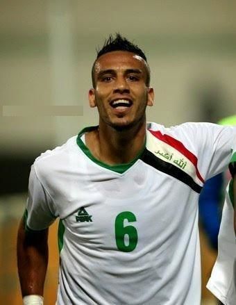 فوتبالیست عراقی علیه داعش /عکس