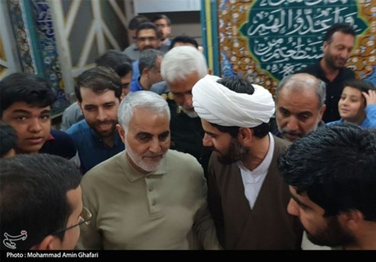 عکس: سرلشکر سلیمانی در جلسه مدیریت بحران شادگان