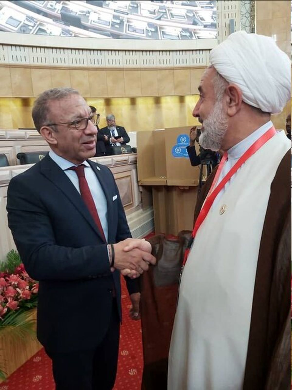 دیدار ذوالنور با رئیس اتحادیه بینالمجالس جهانی