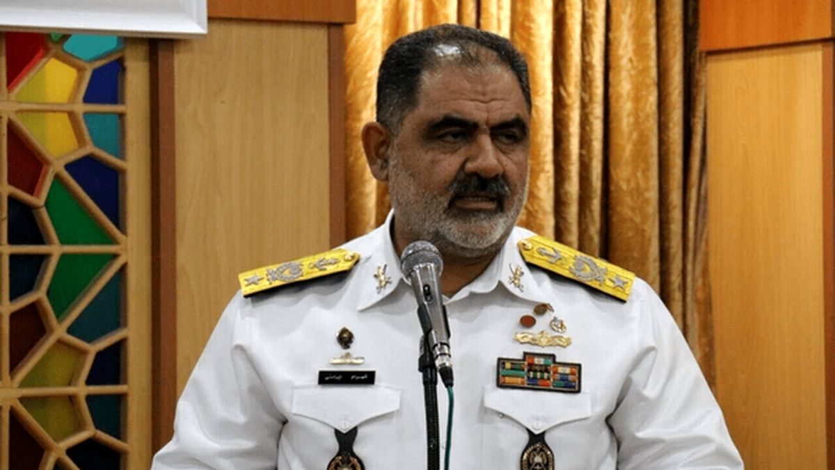 دریادار ایرانی: اجازه دخالت خارجی در دریای خزر را نمی‌دهیم