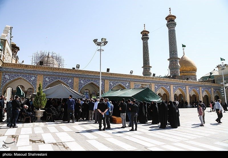 تصاویر: مراسم تشییع حاج محسن لبانی مطلق