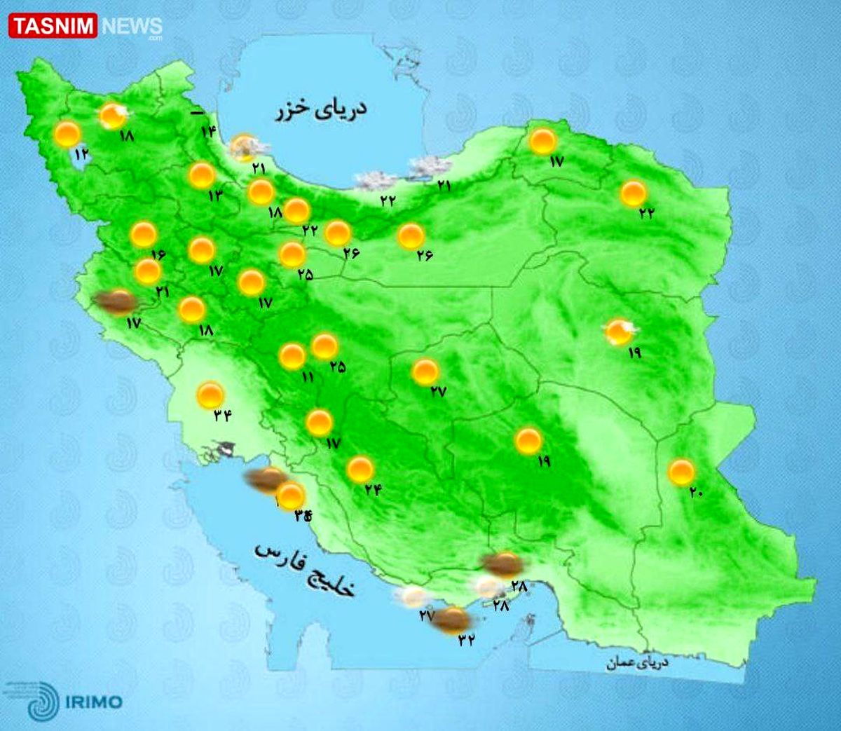 توده جدید گردوخاک در راه ایران