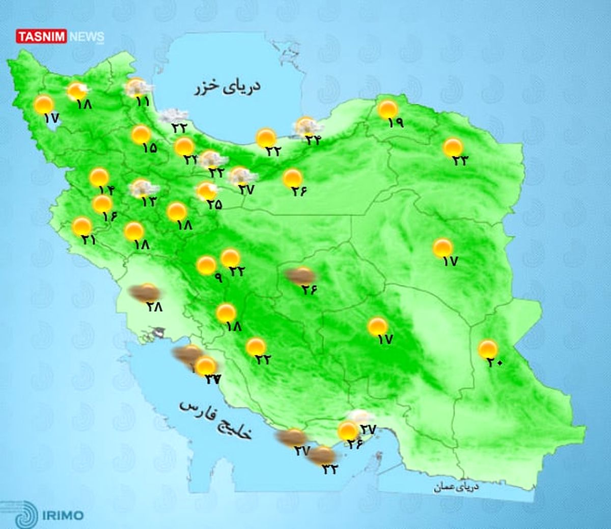 وزش باد شدید در بسیاری از مناطق کشور