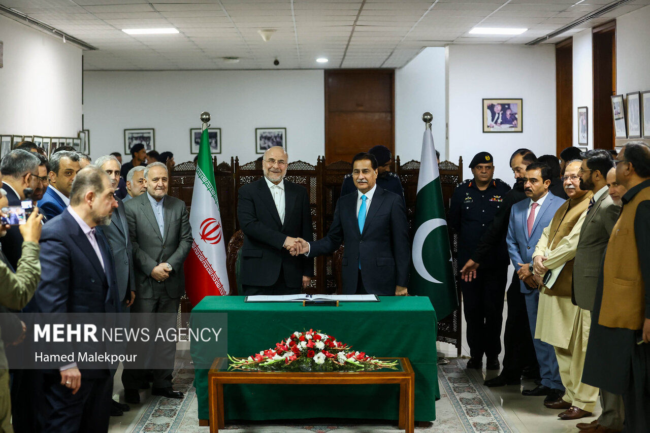 اولین روز سفر رئیس مجلس به پاکستان