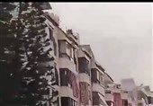 ویدیوی از حمله هوایی رژیم صهیونیستی به منطقه جاموس در ضاحیه بیروت
