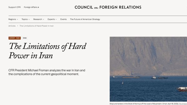 رئیس CFR: ایران در تنگه هرمز درسی پرهزینه به آمریکا داد
