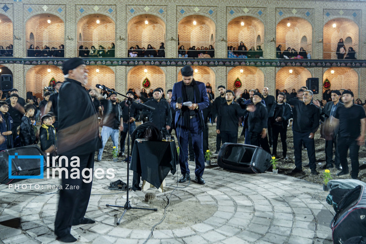 عزاداری شب نهم محرم در حسینیه مجتهد اردبیلی