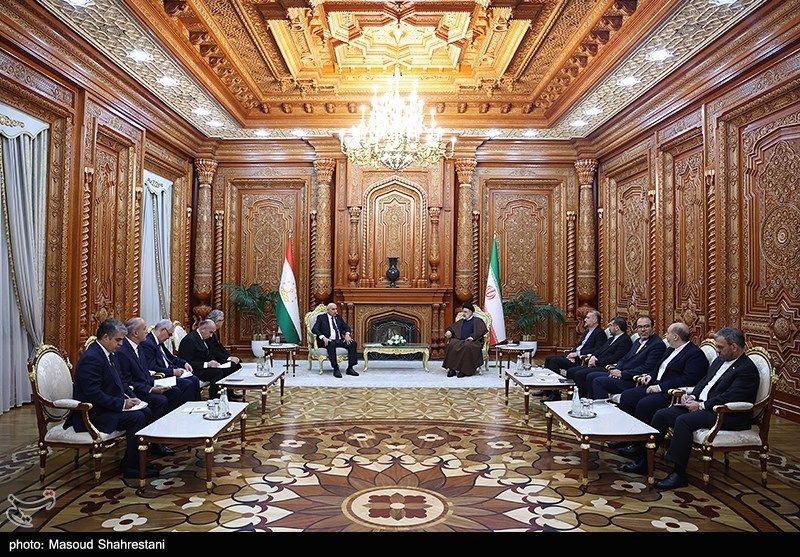 دیدار رئیس مجلس نمایندگان تاجیکستان با رئیسی