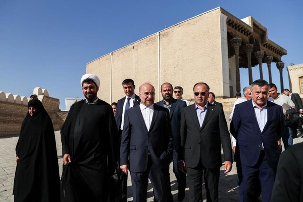 بازدید قالیباف از مراکز فرهنگی و تاریخی بخارا